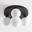 Ceiling light Taira with 4 frosted glass shades