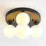 Ceiling light Taira with 4 frosted glass shades
