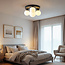 Ceiling light Taira with 4 frosted glass shades