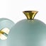 Wall lamp Raya in green and gold