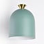 Wall lamp Raya in green and gold