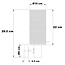 Gold wall light, perforated shade, white - Malha