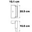 Adjustable outdoor wall light Berlin with sensor anthracite integrated LED