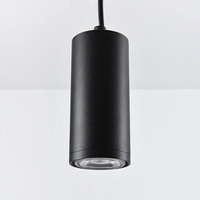 Adjustable pendant lamp Harper in black