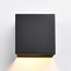 Solar outdoor lamp Vikke - black