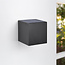 Solar outdoor lamp Vikke - black