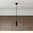 Harper adjustable hanging lamp - black
