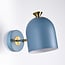 Wall lamp Raya in blue and gold