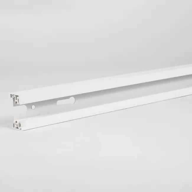 Connectable white 1-phase track from 75 cm - excl. connector block