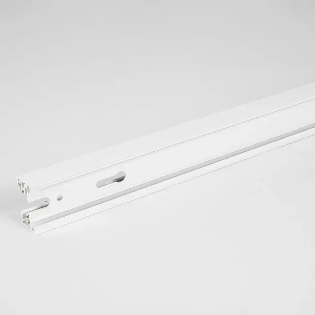 Connectable white 1-phase track from 75 cm - excl. connector block