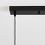 Pendant light with various coloured glass, 3-bulb - Lotte