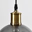4-light pendant light Livia with glass globes