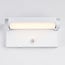 Adjustable outdoor wall light Berlin with sensor white with integrated LED