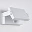 Adjustable outdoor wall light Berlin with sensor white with integrated LED
