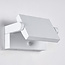 Adjustable wall light Berlin with sensor - white