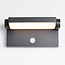 Adjustable Berlin wall light with sensor - anthracite