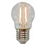 2.5W & 4,5W filament lamp, 2700K, clear glass Ø45 - dimmable