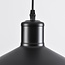 Industrial pendant lamp in black steel - Kiev