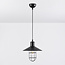 Industrial pendant lamp in black steel - Kiev