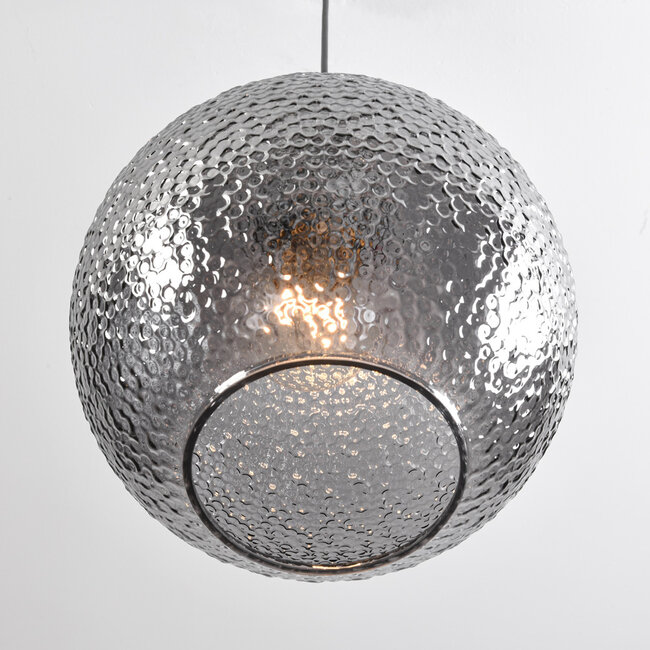 Design hanging lamp with smoked glass - Shanghai