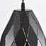Designer pendant lamp Jupiter in glossy black