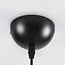 Designer pendant lamp Jupiter in glossy black