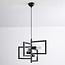Industrial hanging lamp in the shape of a metal construction with 4 lamps - Madrid