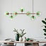7-light designer pendant light Hepta with various colour options