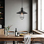 Industrial pendant lamp Kiev in black steel