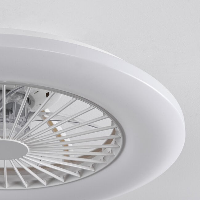 Ceiling fan Cakir with LED and adjustable light colour