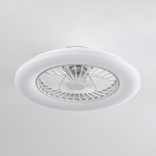 Ceiling fan Cakir with LED and adjustable light colour