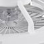 Ceiling fan Cakir with LED and adjustable light colour
