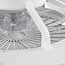 Ceiling fan with light, star effect and adjustable colour temperature - Cakir