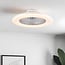 Ceiling fan Cakir with LED and adjustable light colour