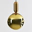 pendant light Lewis - wavy glass in gold
