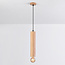Wooden pendant light, 1-bulb - Toby