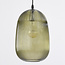 Elisa pendant lamp in ribbed glass, 3-light