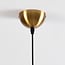 1-bulb pendant light with wavy chrome glass - Lewis