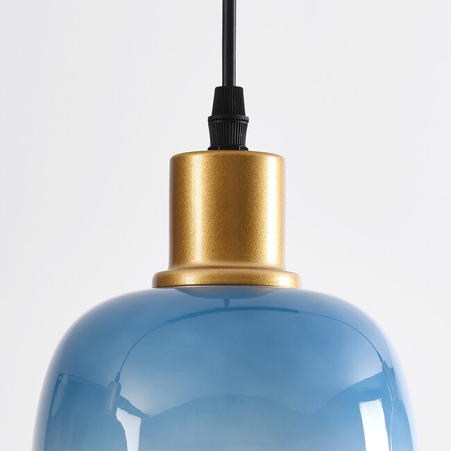 Pendant lamp with colour gradient in Glass - Noud