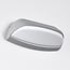 Outdoor wall light Jessy silver with integrated LED