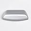 Outdoor wall light Jessy silver with integrated LED