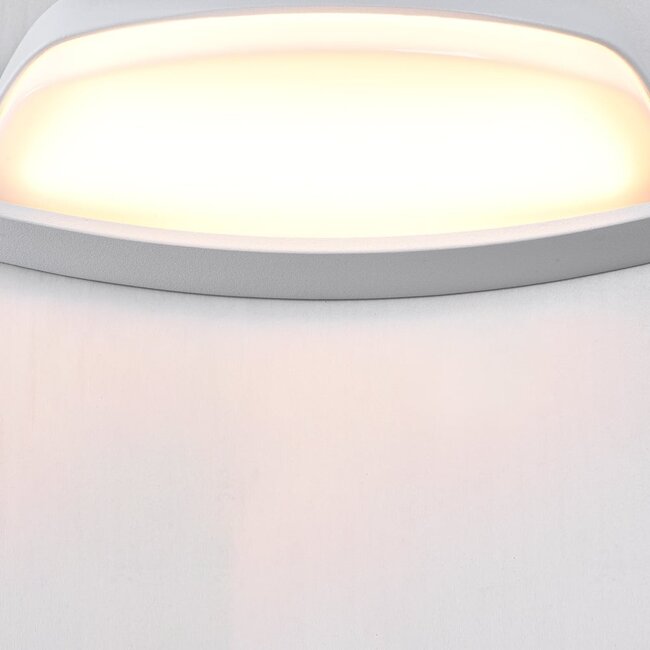 Modern outdoor wall light Jessy white with integrated LED