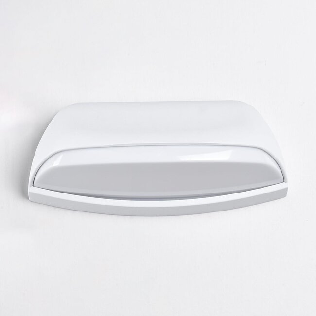 Modern white Jessy wall light for outdoor use