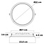 LED Downlight round - 18 watt - Ø220mm