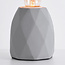 Modern table lamp in grey with concrete base - Stockholm