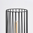 Industrial table lamp in black with robust base - Palma