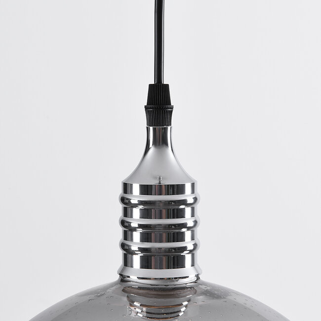 Design pendant lamp with smoked glass - London