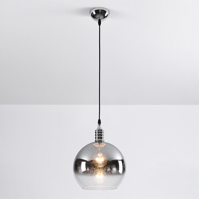 Design pendant lamp with smoked glass - London
