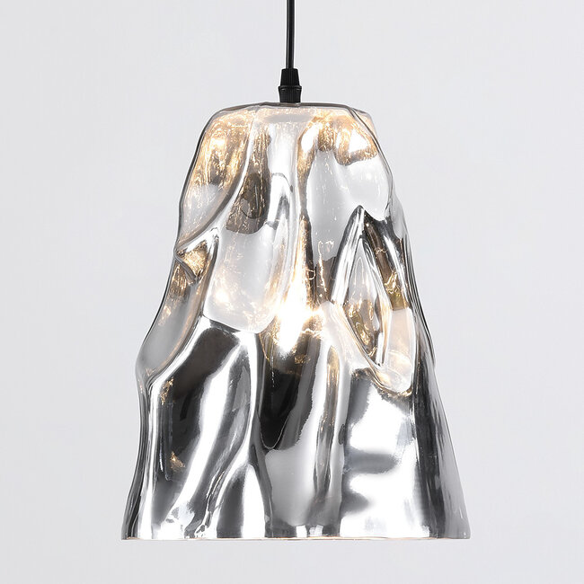 Design pendant light with chrome - Napoli