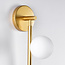 Gold wall light, 3-bulb - Taj